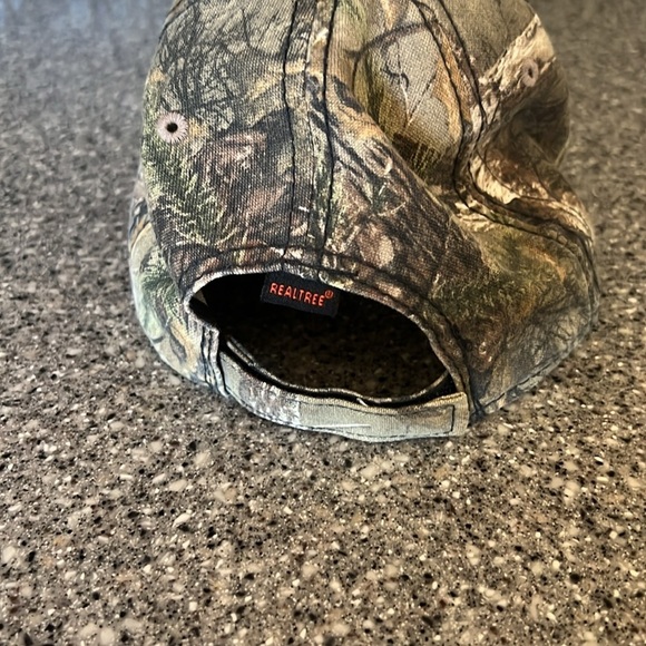 Realtree American Flag Brim Hunting Camouflage Cap adjustable - Picture 6 of 9